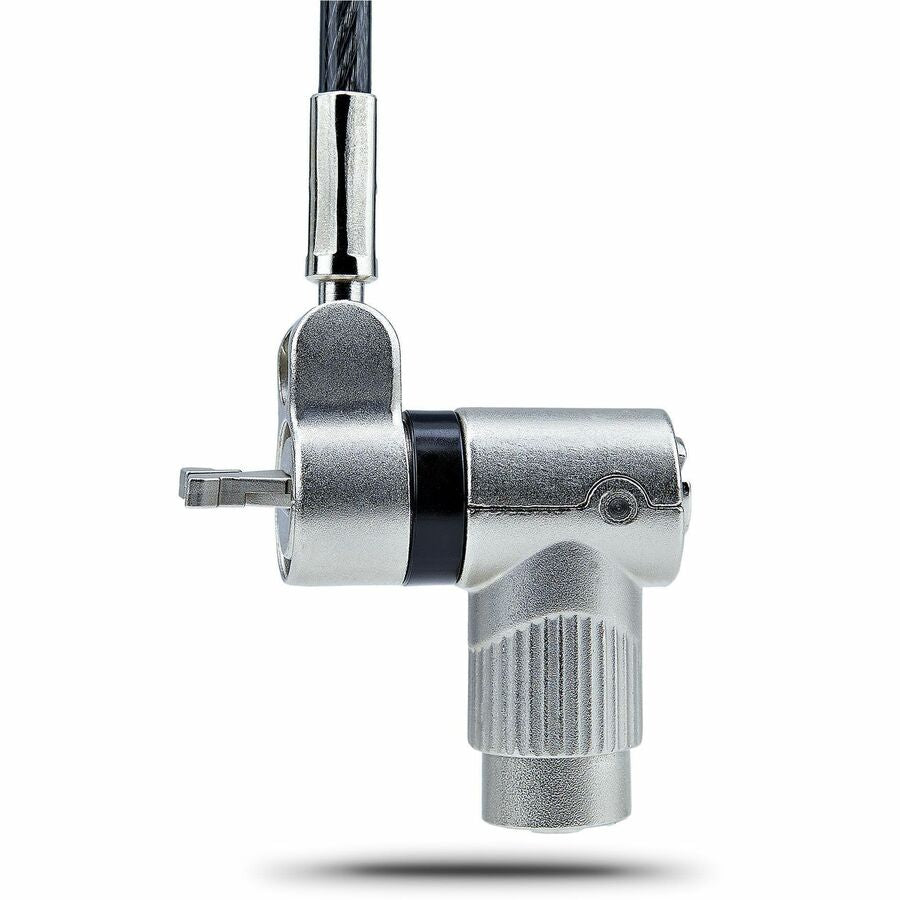 StarTech.com 3-in-1 Universal Laptop Lock 6.6ft, Master Keyed Locking Cable, Security Cable, Compatible w/Noble Wedge®/Nano/K-Slot StarTech.com 3-in-1 Universal Laptop Lock 6.6ft, Master Keyed Locking Cable, Security Cable, Compatible w/Noble Wedge®/Nano/K-Slot